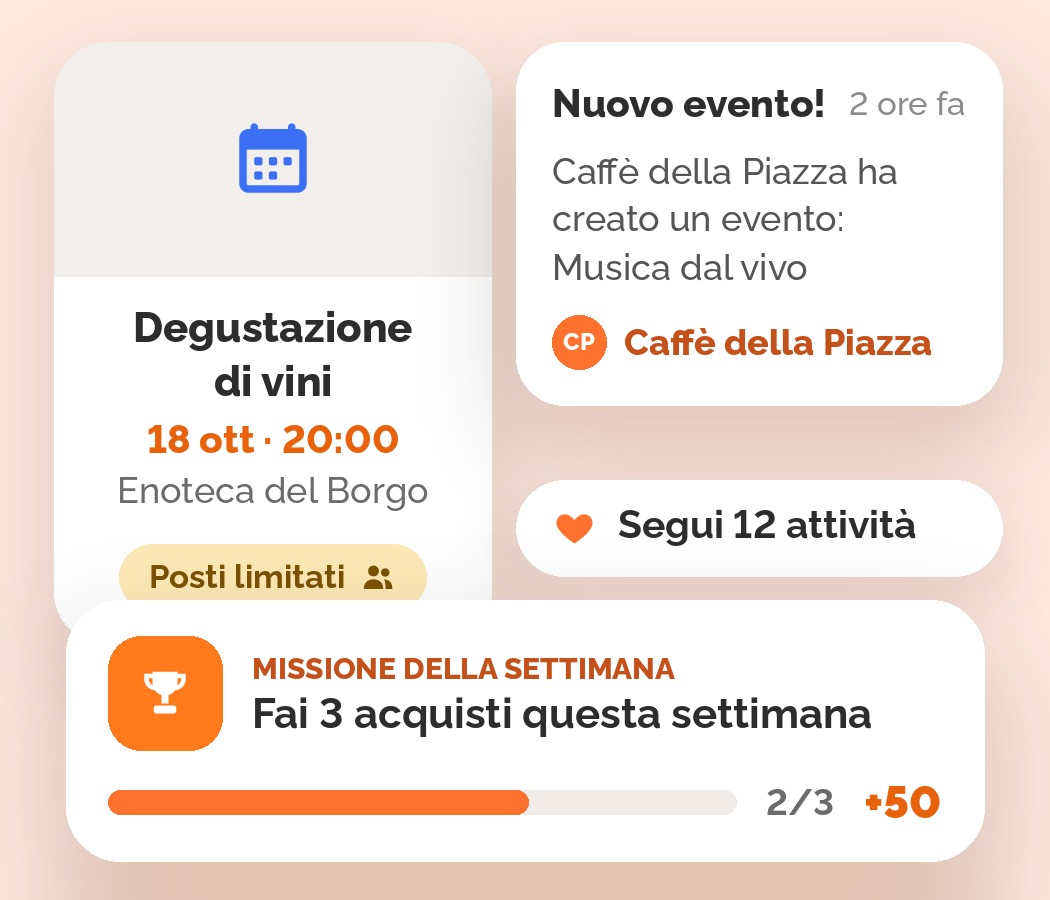 Livello, Scintille guadagnate e novità del quartiere nell’app Mio